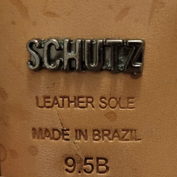 💕SCHUTZ Studded Lace-up Sandal Black Leather from Revolve EUC! - Picture 5 of 7